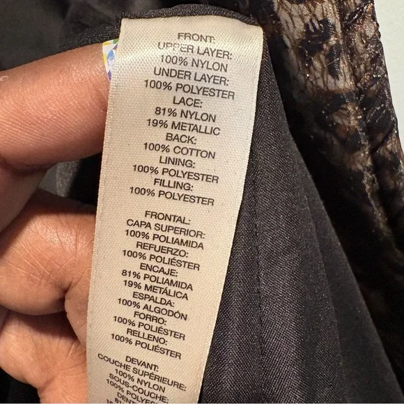 Chico’s Animal Print Puffer Vest Brown Metallic Black Size 1 (US Size M) - Picture 7 of 10